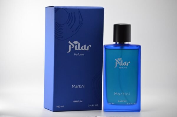 زجاجة عطر مارتيني مع العبوة